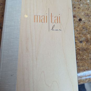 Mai Tai Bar - Bar menu front - Cocktail Bars Near Me - Honolulu, Hawaii