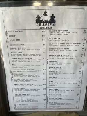 Menu photo 8 Longleaf Swine BBQ Raleigh, NC