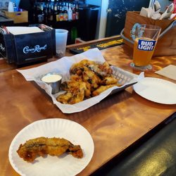 Riley's Roadhouse Bar & Grill - Beer battered portobello mushrooms