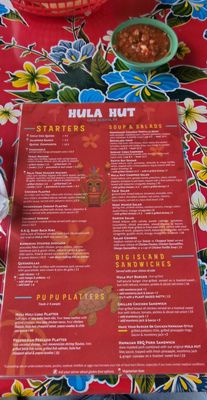 Menu photo 3 Hula Hut Austin, TX