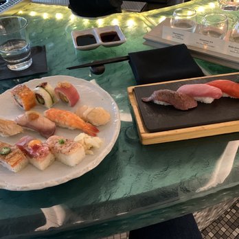 Miku - Sampler, nigiri, and sake flight - Japanese Near Me - Vancouver, British Columbia Miku - Sampler, nigiri, and sake flight - Japanese Near Me - Vancouver, British Columbia