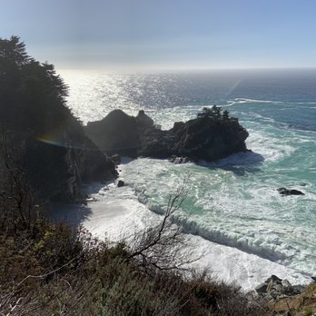 McWay Falls - One angle view - Beaches Near Me - Big Sur, California