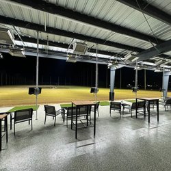 4 Seasons Golf Of Wausau - Range lit up at night