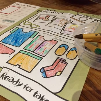 Nando's - Colouring for the children @ Nandos - Chicken Shop Near Me - Manchester, XGM