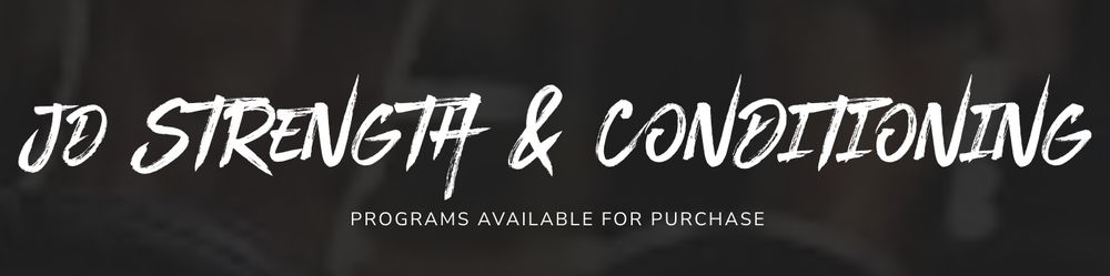 JD Strength & Conditioning Logo