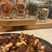 Photo of Kendall's Brasserie - Los Angeles, CA, United States. Burnt cauliflower and very dry