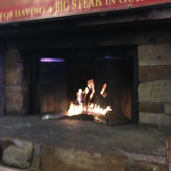 Cattlemens - We waited on a nice couch next to this fireplace until our table was ready. - Steakhouses Near Me - Livermore, California