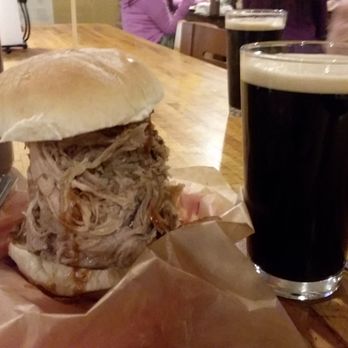 Big Fatty's BBQ - Bbq pulled pork sandwich and nitro coffee stout. Excellent! - Barbeque Near Me - White River Junction, Vermont Big Fatty's BBQ - Bbq pulled pork sandwich and nitro coffee stout. Excellent! - Barbeque Near Me - White River Junction, Vermont