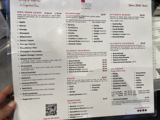 Menu photo 4 Alpha Dessert Juice Cafe Sugar Land, TX Menu photo 4 Alpha Dessert Juice Cafe Sugar Land, TX