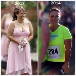 Triune Total Body Defense - Raine not only lost weight but overcame a severe ankle injury to run in several 5k's and Perfect North Slopes MudStash.