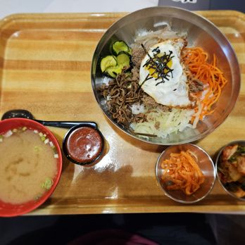 Island Spa & Sauna - Bibimbap, miso soup and kimchi - Massage Near Me - Edison, New Jersey