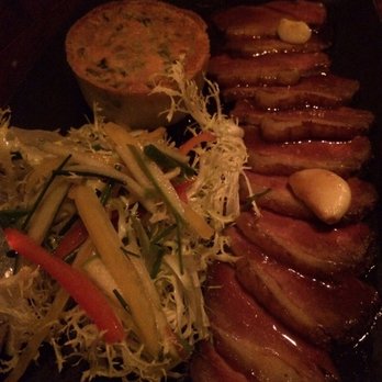 Buddakan - Five Spice Duck Breast ($28) with corn & scallion spoon bread - Asian Fusion Near Me - Philadelphia, Pennsylvania