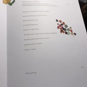 Osteria Francescana - Festina Lente (2/28/2017) - Italian Near Me - Modena, Missouri