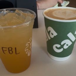 Fruit Basket Lemonade and Caramel Latte Fruit Basket Lemonade and Caramel Latte