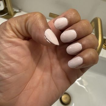 Aloha Nail Spa - Messy not well done nails - Nail Salons Near Me - Tustin, California