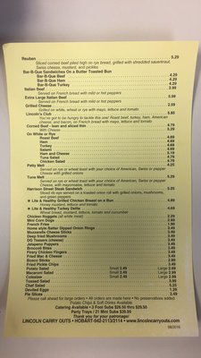 Menu photo 7 Lincoln's Carry Out Hobart, IN Menu photo 7 Lincoln's Carry Out Hobart, IN