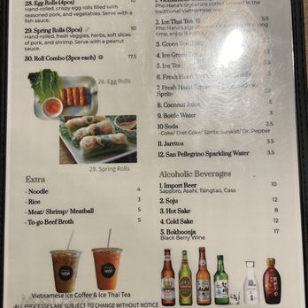 Pho Hana Restaurant - Menu - Vietnamese Near Me - Torrance, California Pho Hana Restaurant - Menu - Vietnamese Near Me - Torrance, California