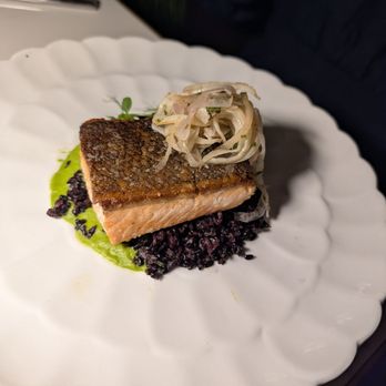 Hayworth - Laguna Blanca aged salmon - New American Near Me - Henderson, Nevada
