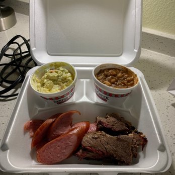 Spring Creek Barbeque - Sausage, Brisket, Potato Salad, Baked Beans - Barbeque Near Me - Dallas, Texas