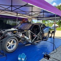 Crossville Dragway - Our set up. Twin turbo :)