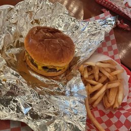 Signature Double Cheeseburger, Golden Fries