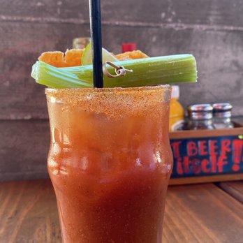 Finney's Crafthouse - Burbank - Tito's Bloody Mary (make sure you get it without the swine if your vegan like me) - New American Near Me - Burbank, California