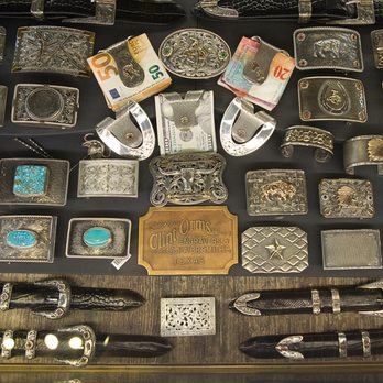 WEST - Sterling Silver Hand Fabricated Buckle with gold, turquoise and precious stones - Leather Goods Near Me - Beverly Hills, California WEST - Sterling Silver Hand Fabricated Buckle with gold, turquoise and precious stones - Leather Goods Near Me - Beverly Hills, California