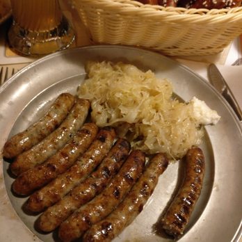 Bratwursthäusle - Great food in a great atmosphere. You share a table with strangers, as they usually do! Very crowded but the staff is quick and friendly. - German Near Me - Nuremberg, BY Bratwursthäusle - Great food in a great atmosphere. You share a table with strangers, as they usually do! Very crowded but the staff is quick and friendly. - German Near Me - Nuremberg, BY