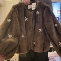 Saks Fifth Avenue - Cinq a Sept Star faux fur Coat