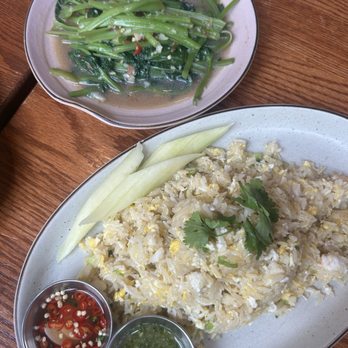 Fish Cheeks - Crab fried rice, morning glory - Seafood Near Me - New York, New York
