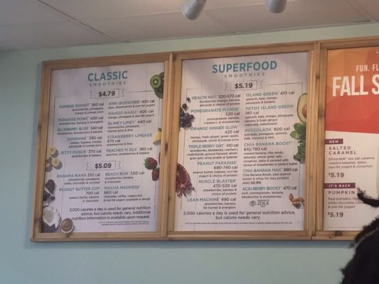 Menu photo 1 Tropical Smoothie Cafe Evansville, IN Menu photo 1 Tropical Smoothie Cafe Evansville, IN
