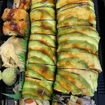 Well-Being Sushi - Dynamite roll (right), Moon River roll (left) - Sushi Bars Near Me - Dumont, New Jersey Well-Being Sushi - Dynamite roll (right), Moon River roll (left) - Sushi Bars Near Me - Dumont, New Jersey