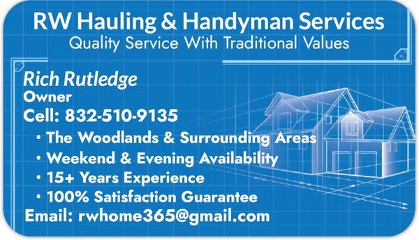 RW Hauling & Handyman Services