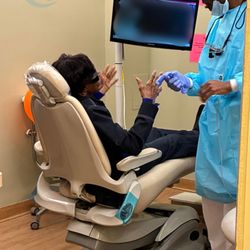 The DC Dentist - We see patients of all ages. Our 100 year old came in to discuss her dental care. Yes, at 100 years old you still need to see the dentist