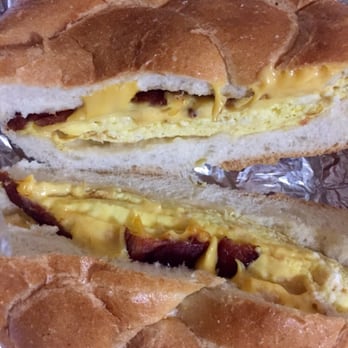 Twin Towers Bagel Express - Roll with bacon, egg & cheese - Sandwiches Near Me - Brooklyn, New York Twin Towers Bagel Express - Roll with bacon, egg & cheese - Sandwiches Near Me - Brooklyn, New York