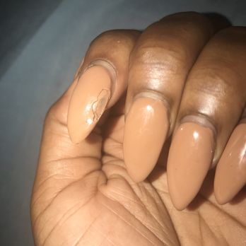 Asia Nails Salon - My poor nails, less than a week old. It bubbled and then chipped off. $10 extra bucks for a bad "no chip" - Nail Salons Near Me - Chicago, Illinois Asia Nails Salon - My poor nails, less than a week old. It bubbled and then chipped off. $10 extra bucks for a bad "no chip" - Nail Salons Near Me - Chicago, Illinois