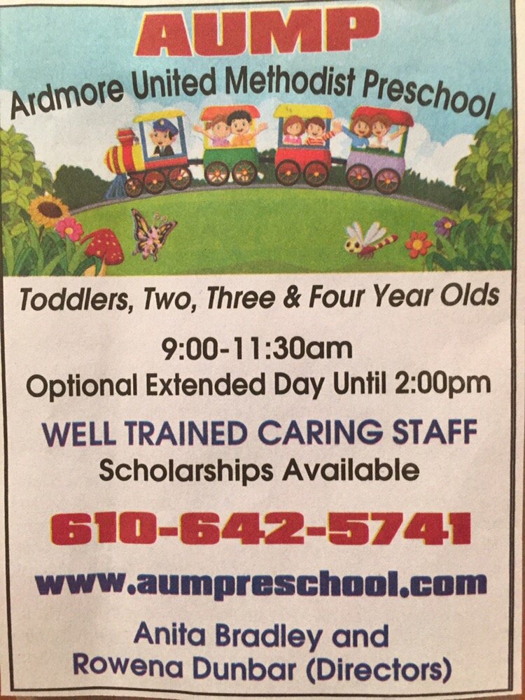 ARDMORE UNITED METHODIST PRESCHOOL Updated September 2024 10