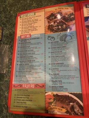 Menu photo 4 Maya Mexican Restaurant Homewood, AL