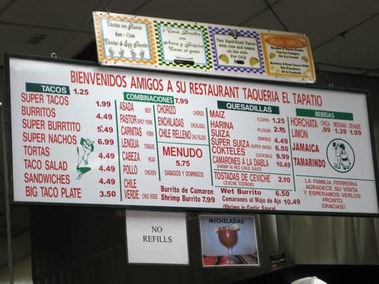 Menu photo 6 Taqueria El Tapatio Camarillo, CA Menu photo 6 Taqueria El Tapatio Camarillo, CA