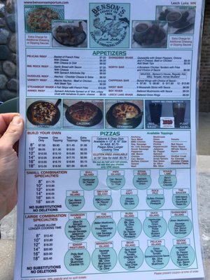 Menu photo 2 Benson's Eating & Drinking Emporium Walker, MN Menu photo 2 Benson's Eating & Drinking Emporium Walker, MN
