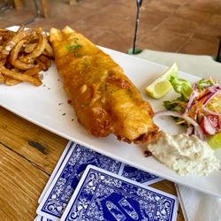 Les Oliviers - The best beer battered fish & chips in France