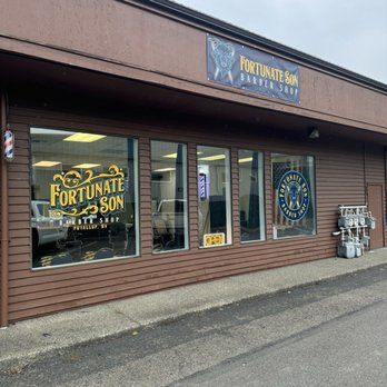 Fortunate Son Barber Shop - On the back side of the shopping center. - Barbers Near Me - Puyallup, Washington