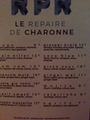 Menu photo 1 RPR - Le Repaire de Charonne Paris, 75