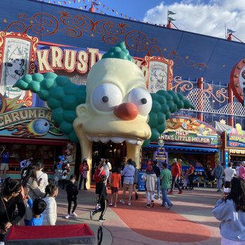 Universal Studios Florida - Simpsons Ride in Krusty Land - Amusement Parks Near Me - Orlando, Florida