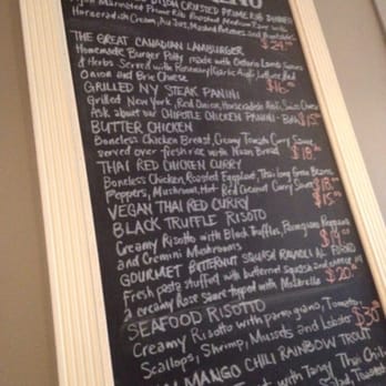 Marwan's Global Bistro - It's the dinner menu - Cafes Near Me - Port Perry, Ontario