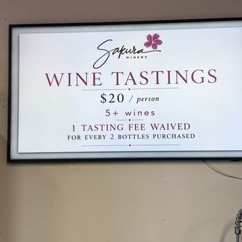 Sakura Winery - Wine Tasting Room Near Me - Livermore, California