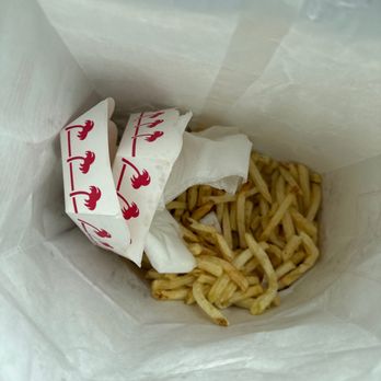 In-n-out Burger - This is after I gave back the bag and requested a new set of fries. SAME BAG was handed back to me. Sanitation at its finest. - Burgers Near Me - Pico Rivera, California In-n-out Burger - This is after I gave back the bag and requested a new set of fries. SAME BAG was handed back to me. Sanitation at its finest. - Burgers Near Me - Pico Rivera, California