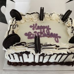 Small birthday cake. Delicious!