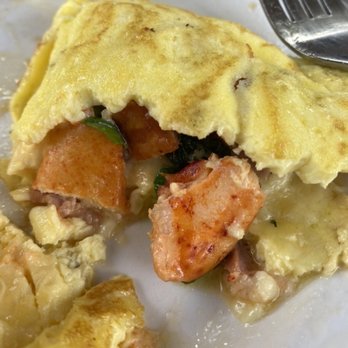 Maxine's On Shine - Lobster omelet (with large chunks of lobster) - New American Near Me - Orlando, Florida Maxine's On Shine - Lobster omelet (with large chunks of lobster) - New American Near Me - Orlando, Florida