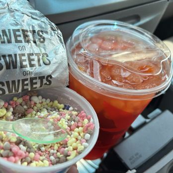 Wawa - Dip N Dots from the store cooler and Peach Life Life Water from the cooler. - Gas Stations Near Me - Brownsburg, Indiana
